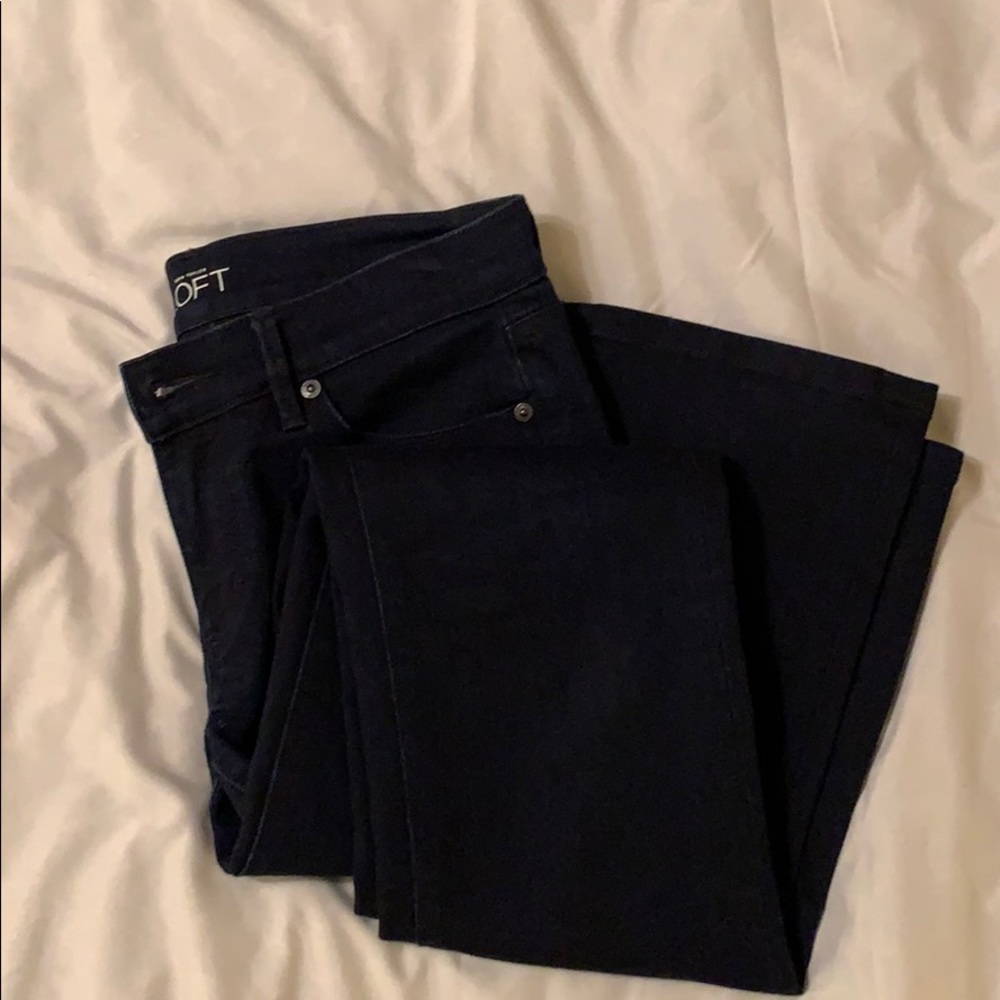 LOFT Modern Sexy Boot Dark Wash Sz 26/2
